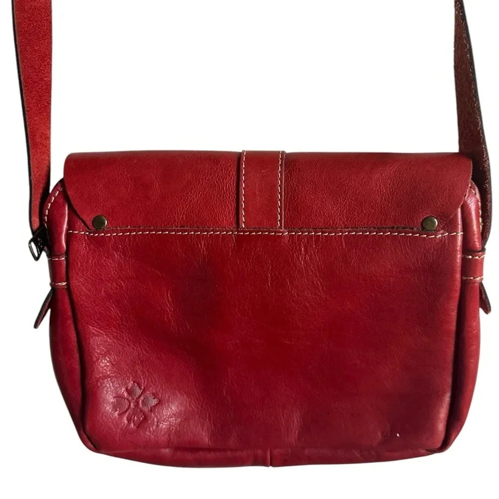Patricia Nash Praga Flap Crossbody Leather Handbag - Picture 5 of 11